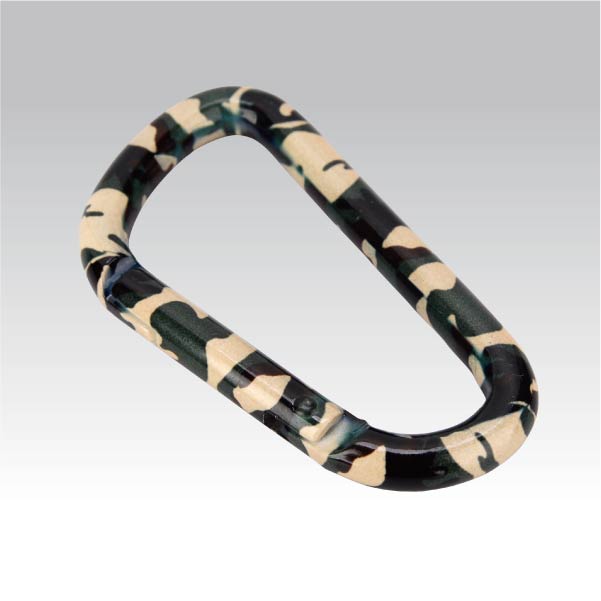 Брелок Карабин Лес Камо d 8*80мм